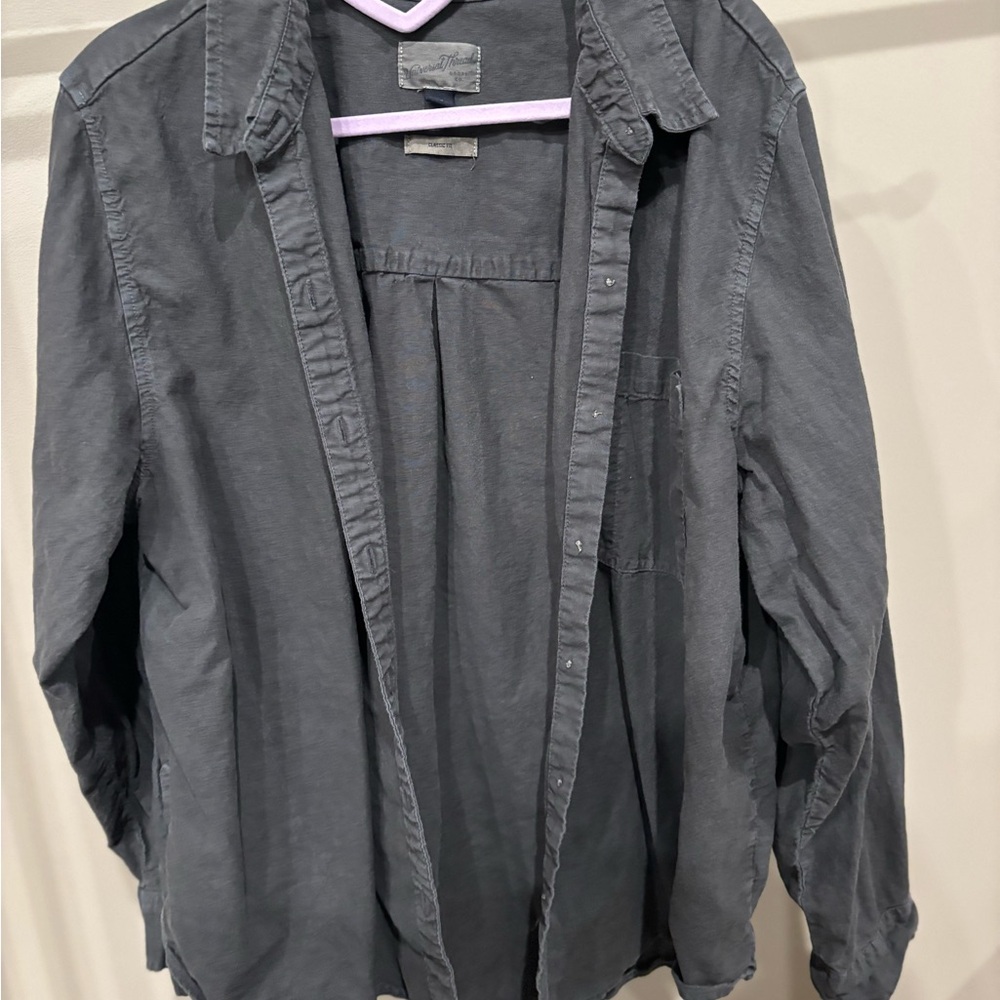 Universal Thread Charcoal Classic Fit Shirt - Picture 2 of 5